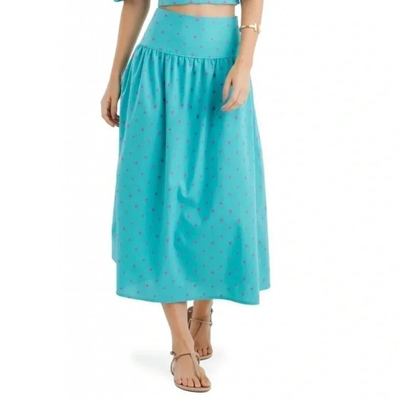 SABINE ARIAS IKARIA SKIRT – BLUE - Picture 2 of 6